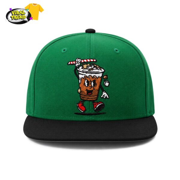 Reading Iced Coffees On Field High Profile Fitted Hat