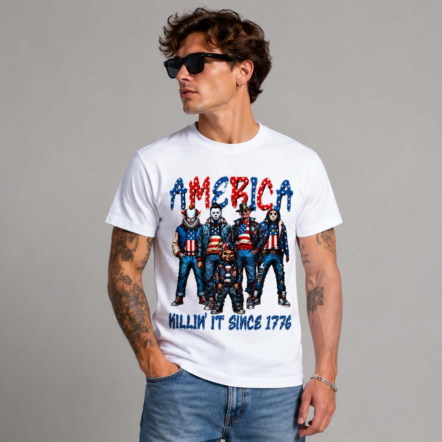 America Killin It Since White Shirt