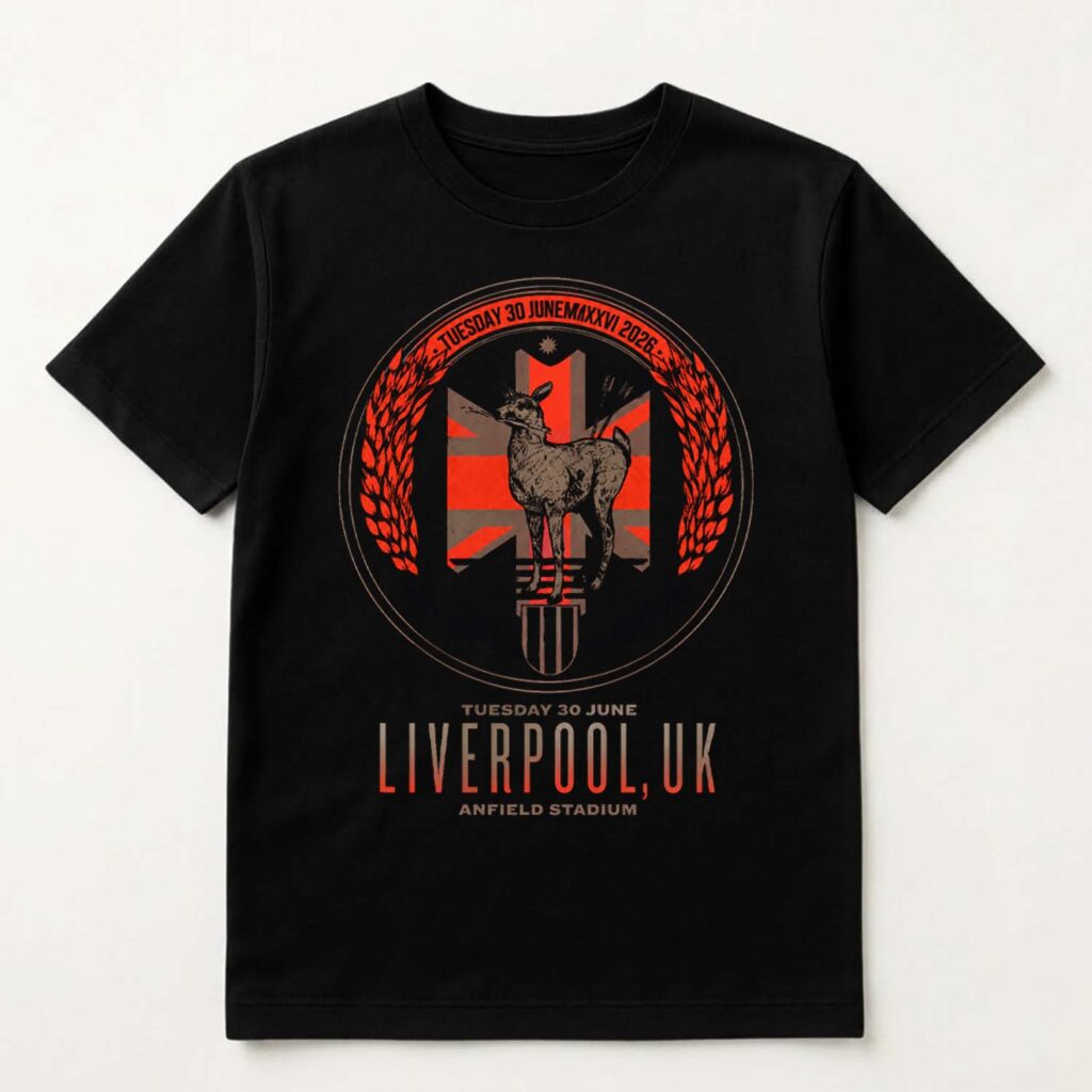 My Chemical Romance Event Anfield Stadium In Liverpool UK On June Shirt