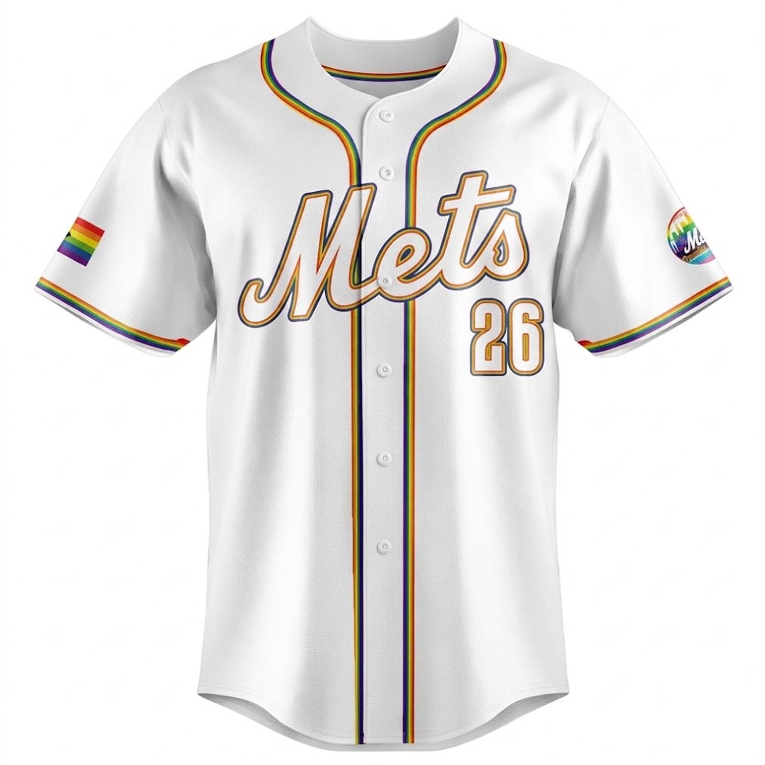 NY Mets Pride Night Jersey