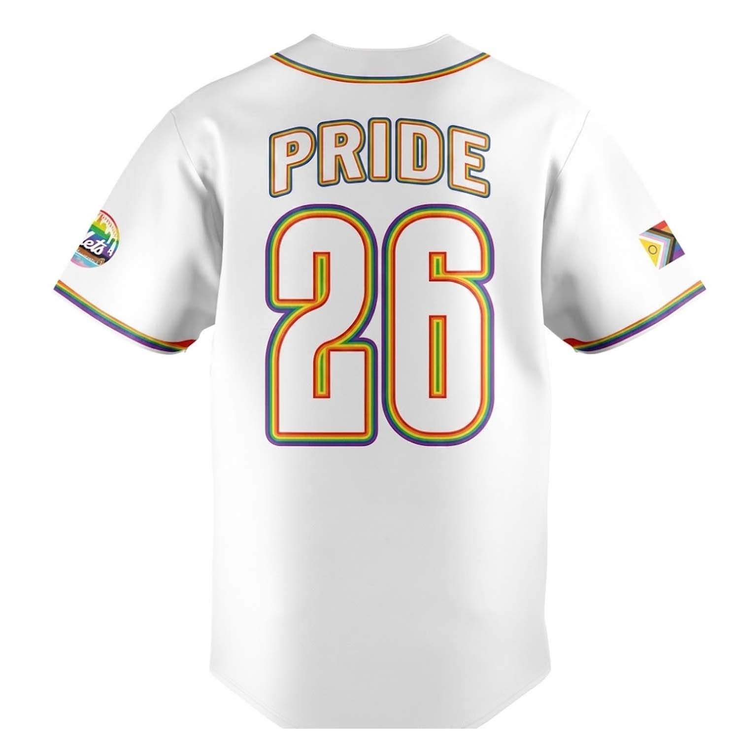 NY Mets Pride Night Jersey