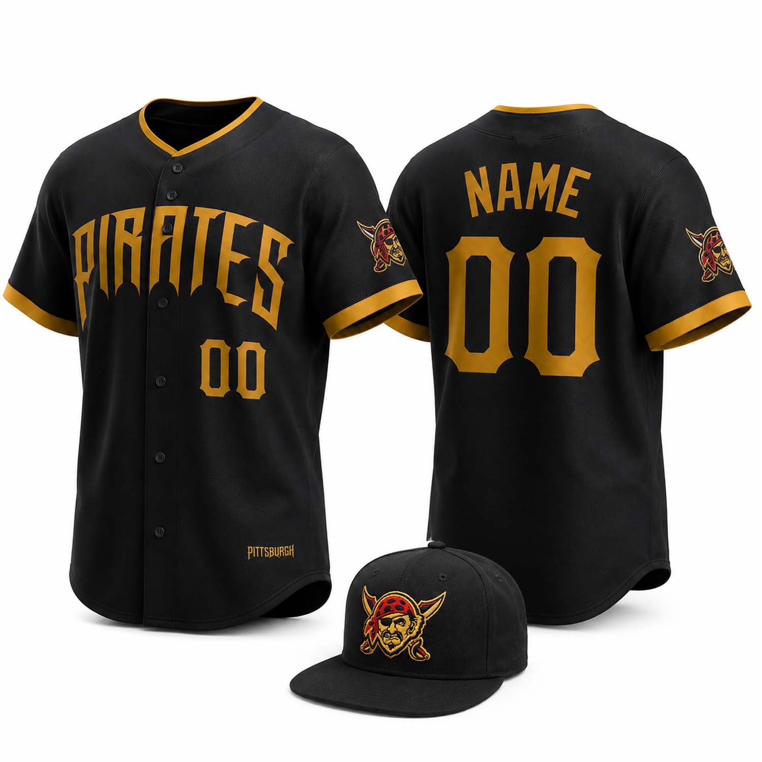 Pirates City Connect Hat And Jersey