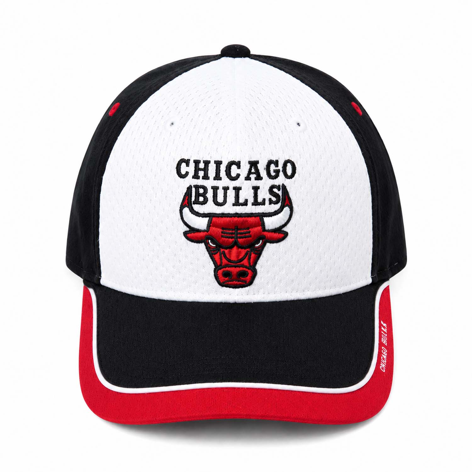 White Bulls Fan Cap Hat