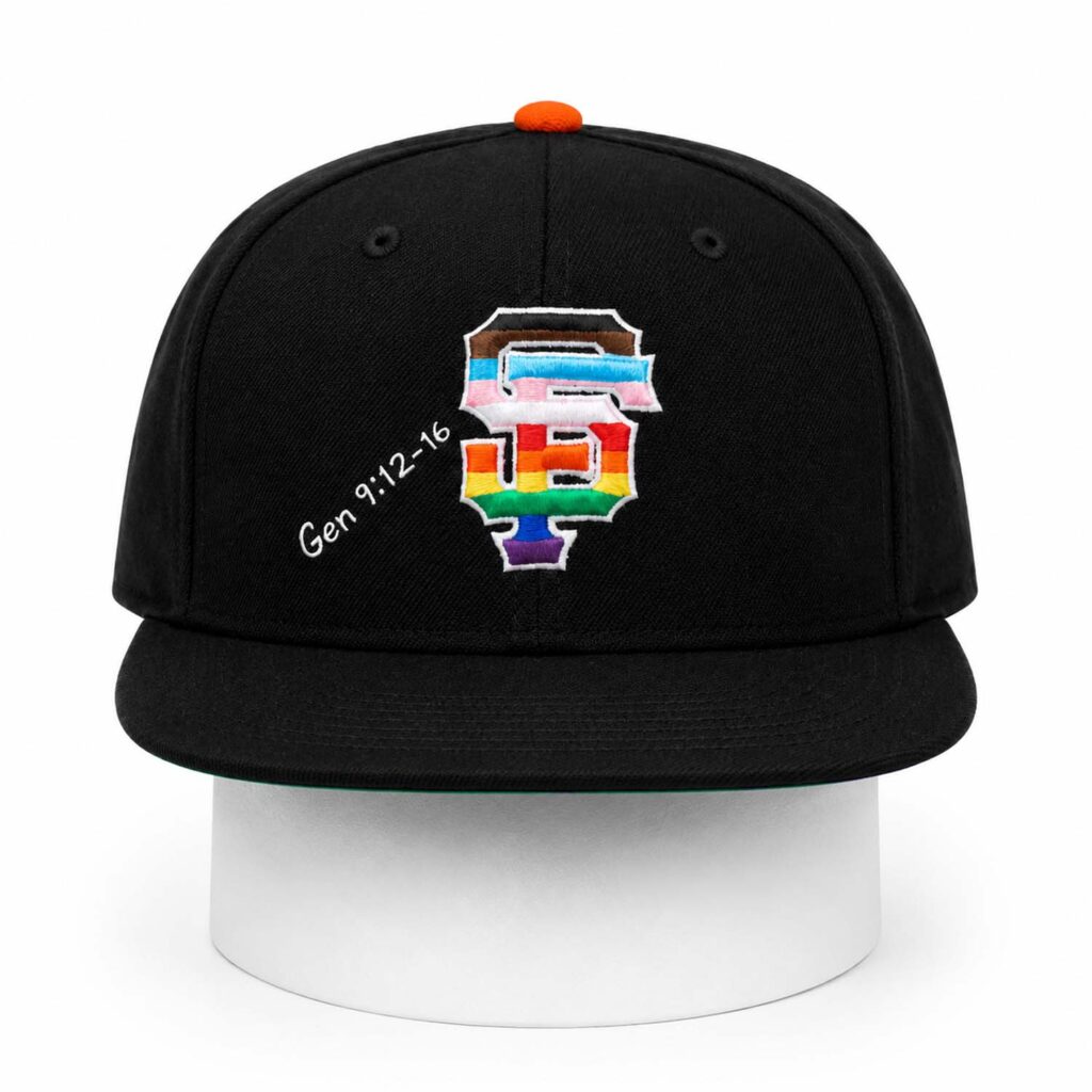 Landen Roupp SF Giants Pride Night Hat Landen Roupp SF Giants Pride Night Hat