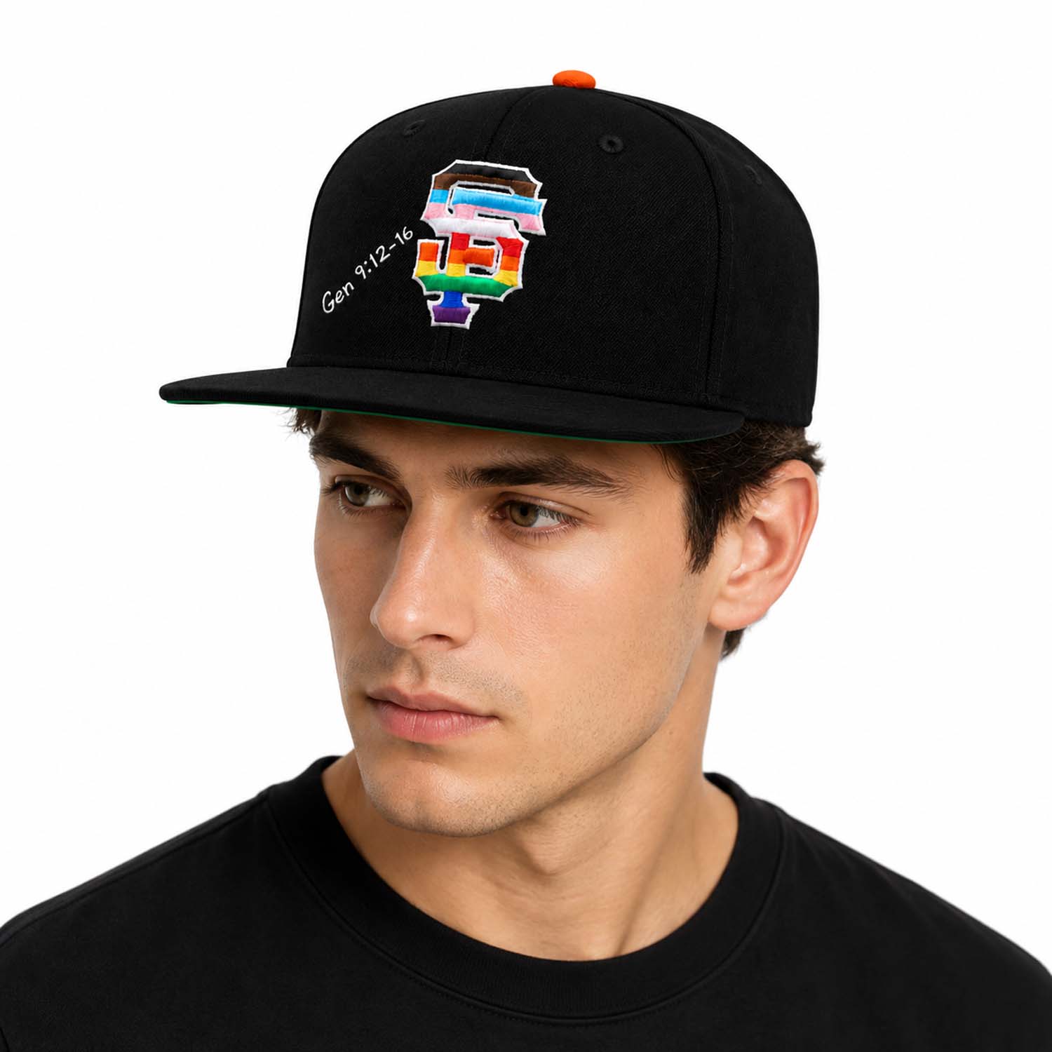 Landen Roupp SF Giants Pride Night Hat