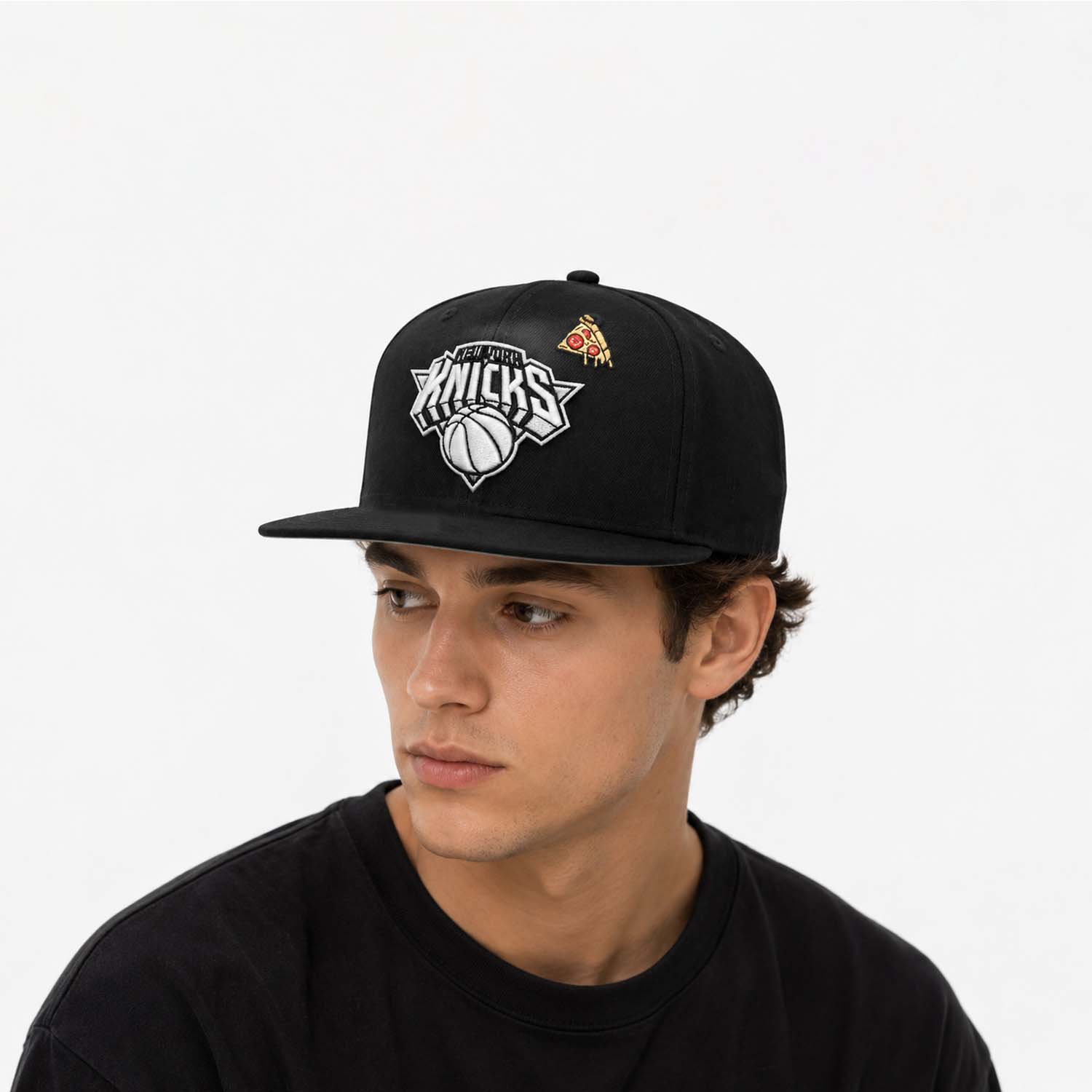 NY Knicks snapback Black