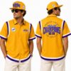 LA Dodgers LA Lakers Night Hawaiian Shirt