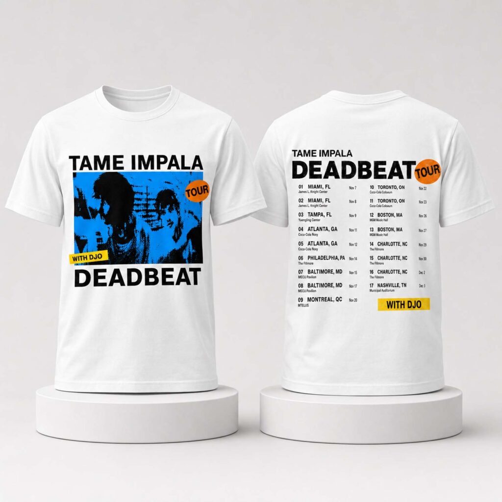 Tame Impala Deadbeat Tour Shirt Tame Impala Deadbeat Tour Shirt