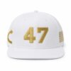 Charlie Kirk Trump Gold Detail Hat