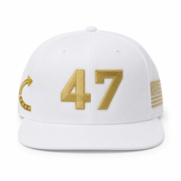 Charlie Kirk Trump Gold Detail Hat