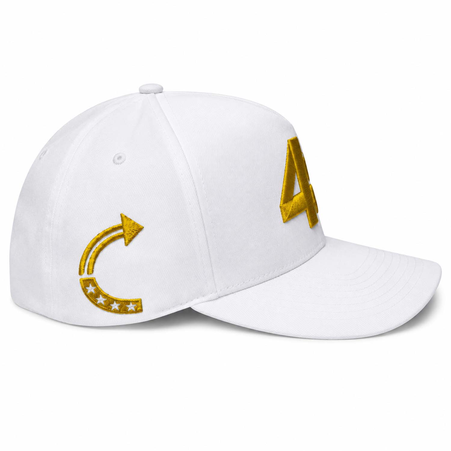 Charlie Kirk Trump Gold Detail Hat