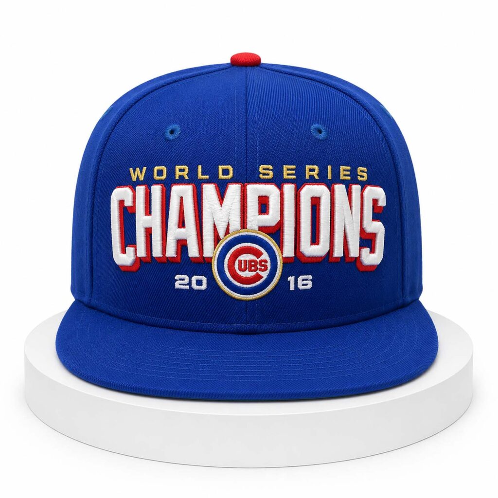 Chicago Cubs World Series Champions Hat
