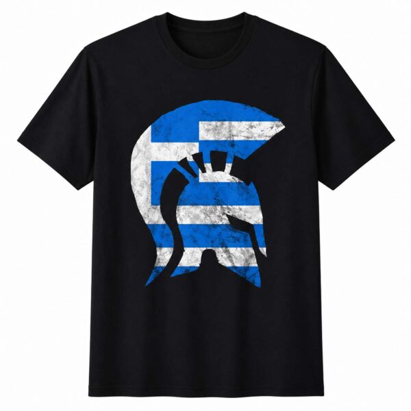 Greek Spartan Gladiators Helmet Greece Sparta Shirt