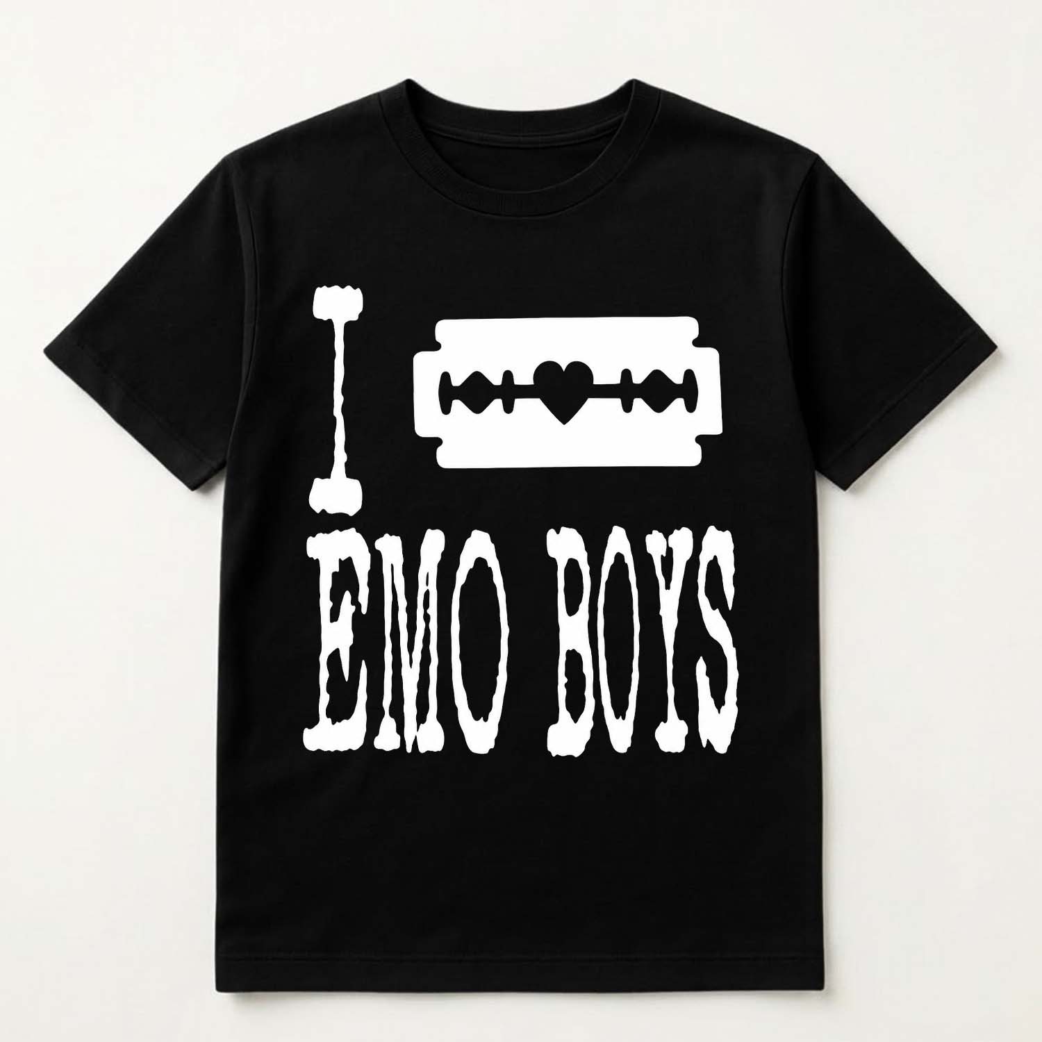 I Love Emo Boys Shirt