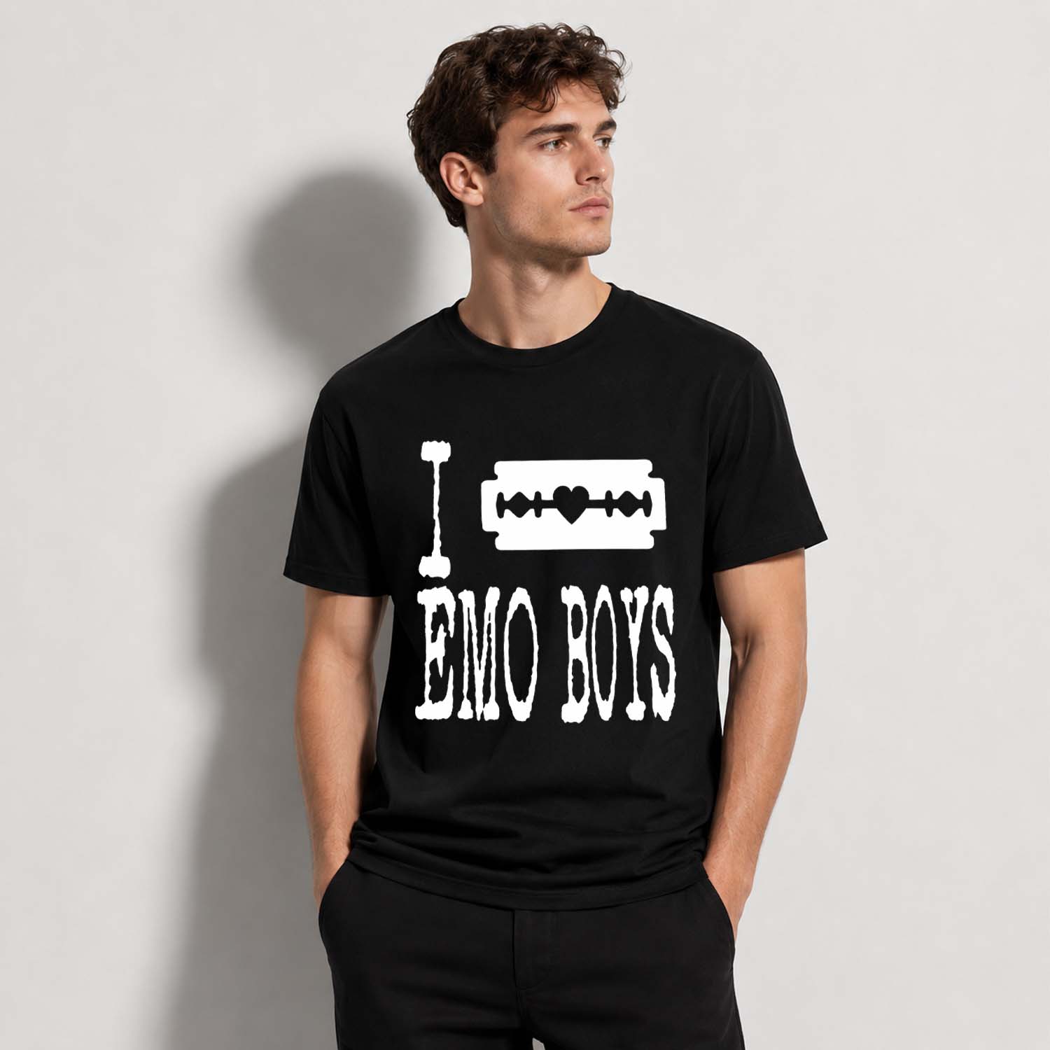 I Love Emo Boys Shirt