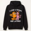 I Love Lasagna and Latinas Black Shirt