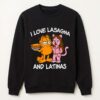 I Love Lasagna and Latinas Black Shirt