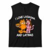 I Love Lasagna and Latinas Black Shirt