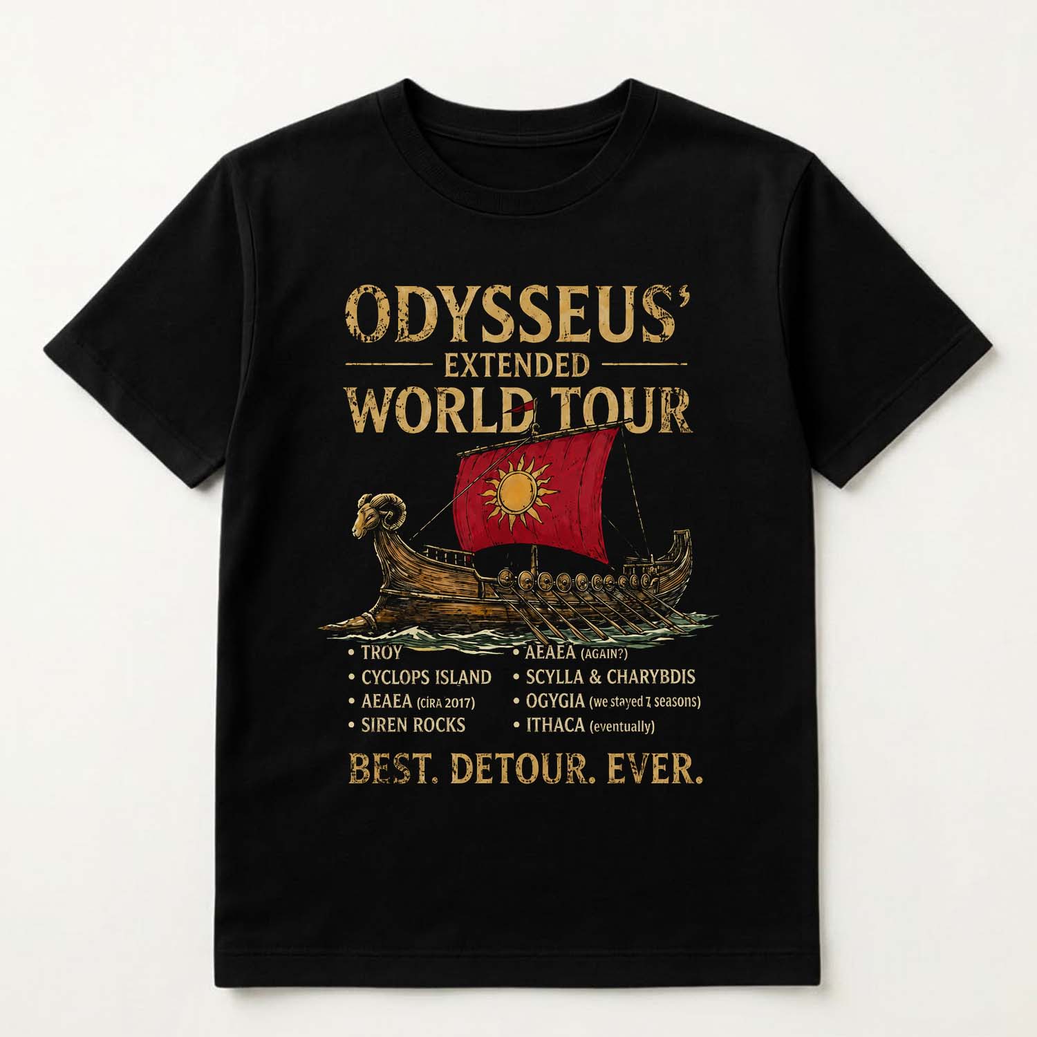 Odysseus Extended World Tour Shirt