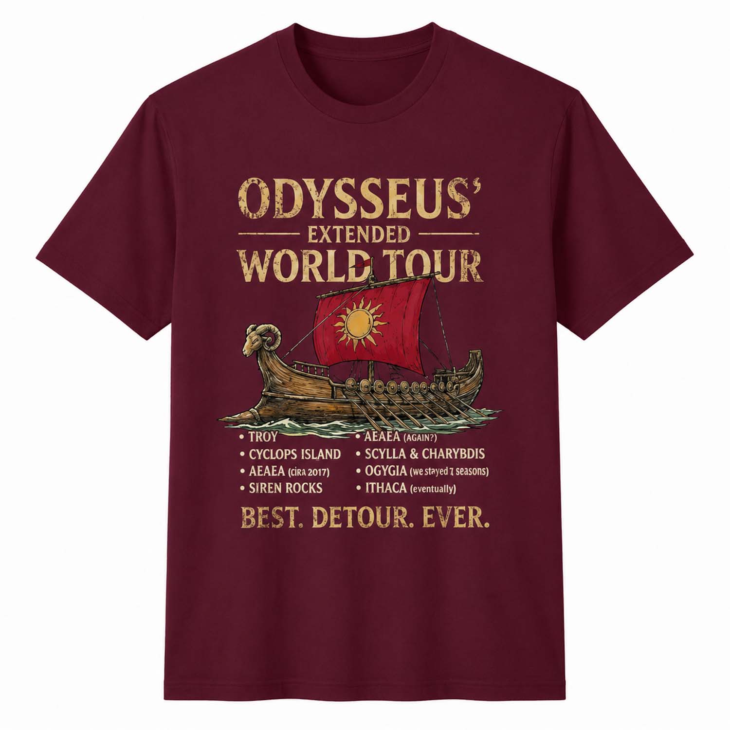 Odysseus Extended World Tour Shirt