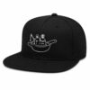 Off The Hook Black Cap Hat