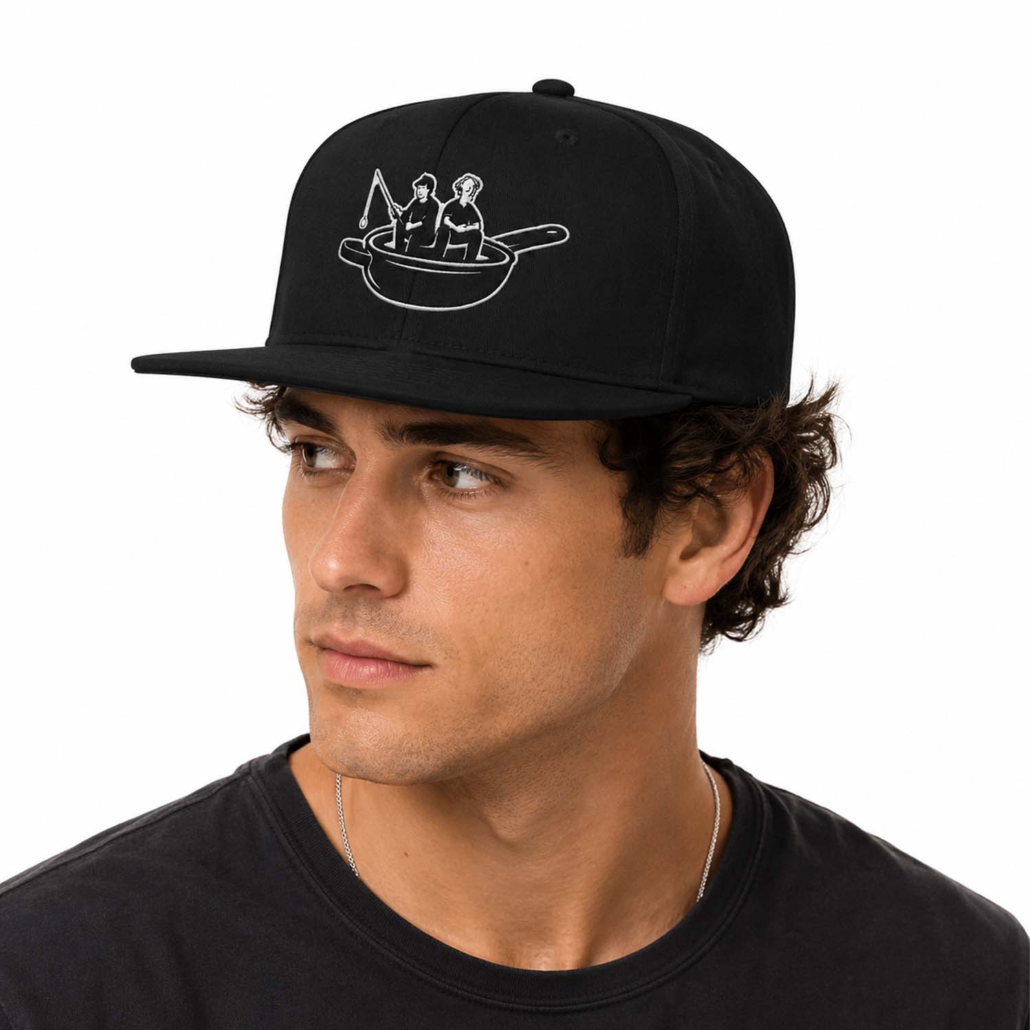 Off The Hook Black Cap Hat