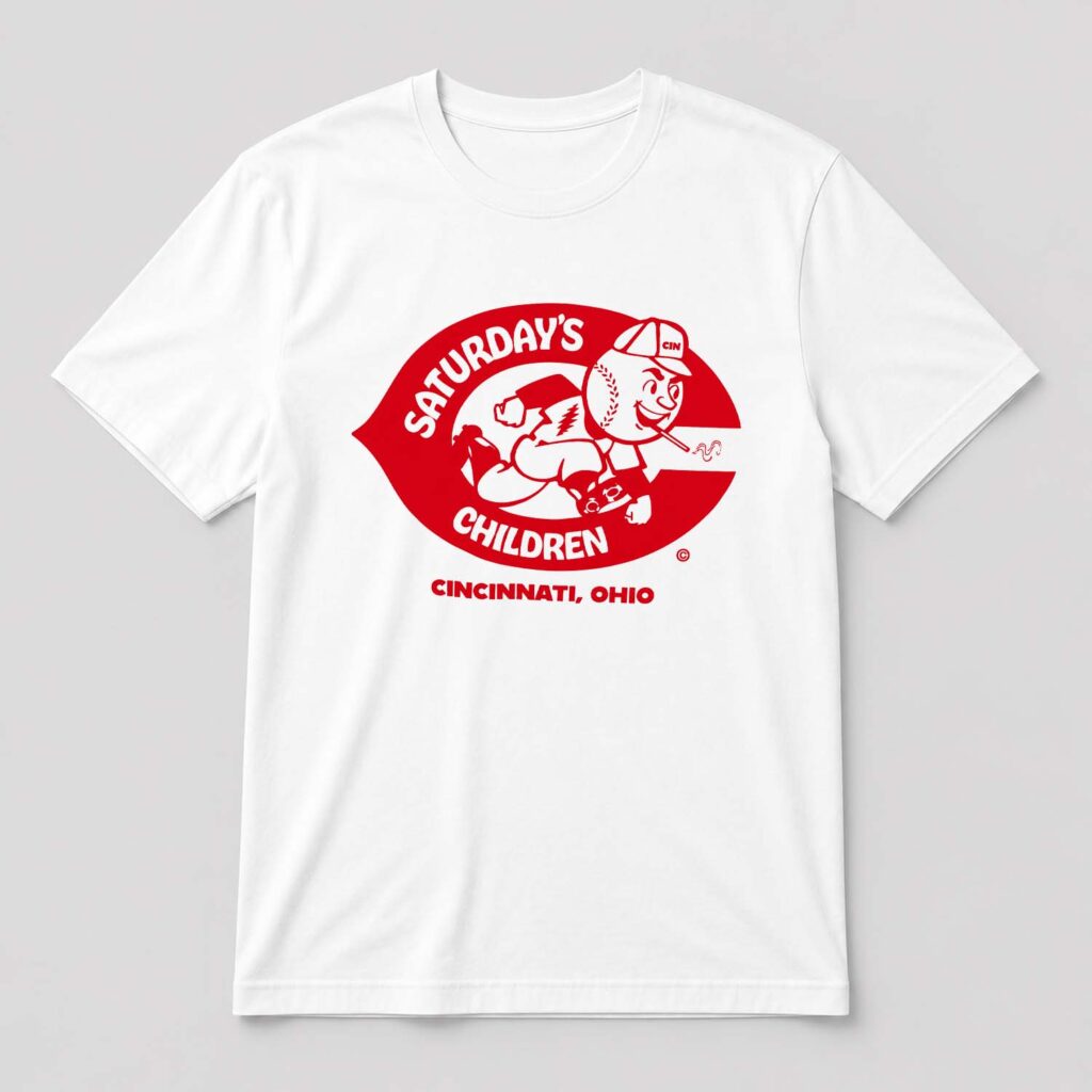 Saturday's Children Cincinnati Reds Tee Shirt Saturday's Children Cincinnati Reds Tee Shirt