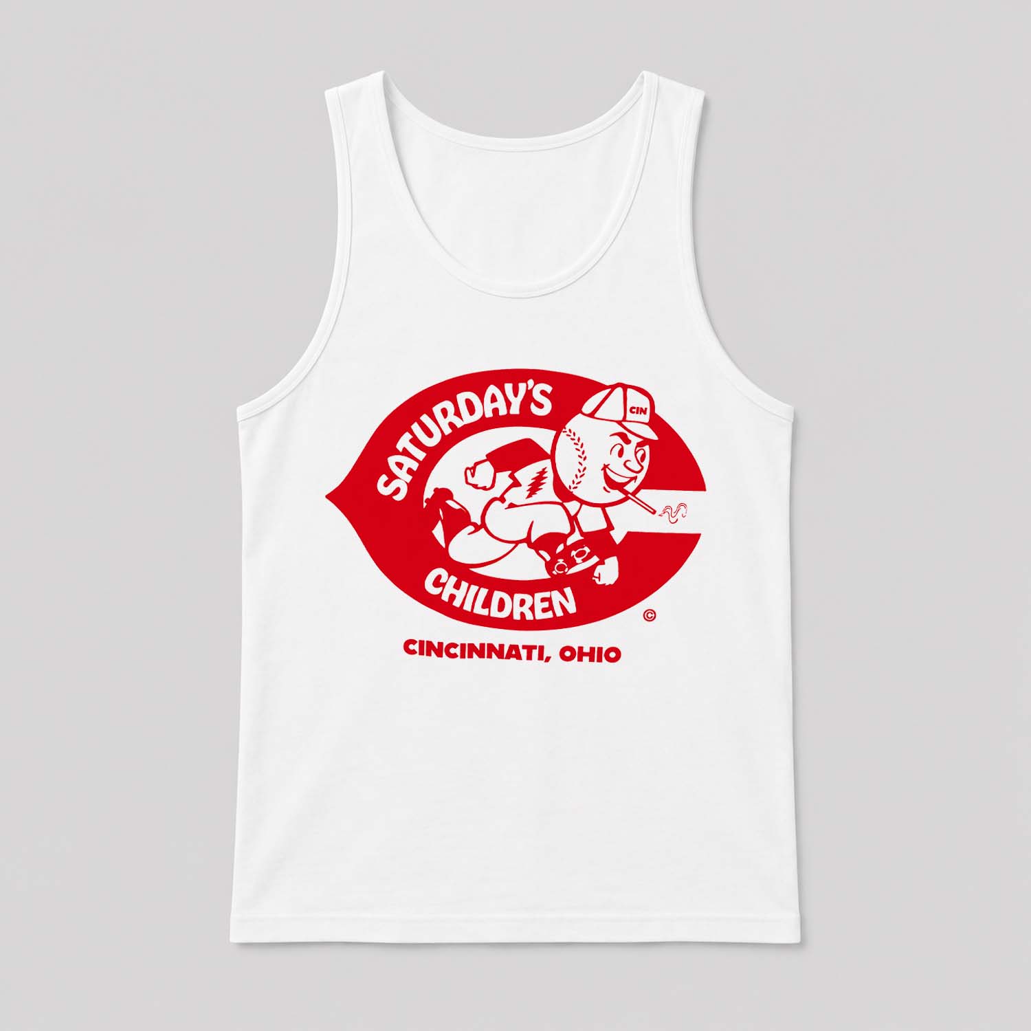 Saturday's Children Cincinnati Reds Tee Shirt