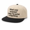 What's your bronouns Lately I'm partial to Big Dawg Hat. jpg
