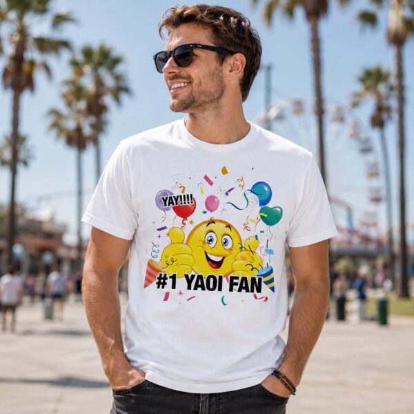 Yay Yaoi Fan Emoji Celebration Party Shirt