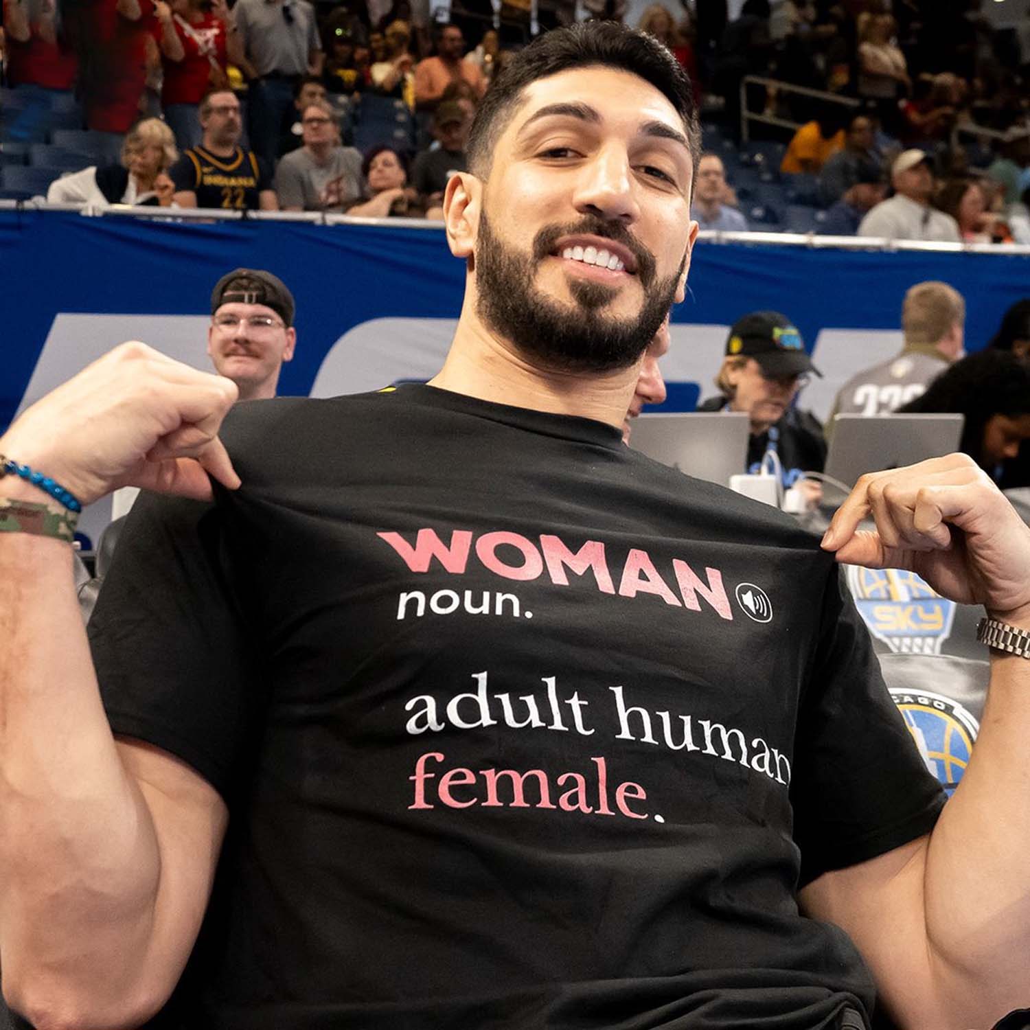 Enes Kanter Freedom Woman Adult Human Female Shirt