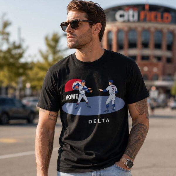 NY Mets Giveaway Benge and Ewing Home Delta Shirt