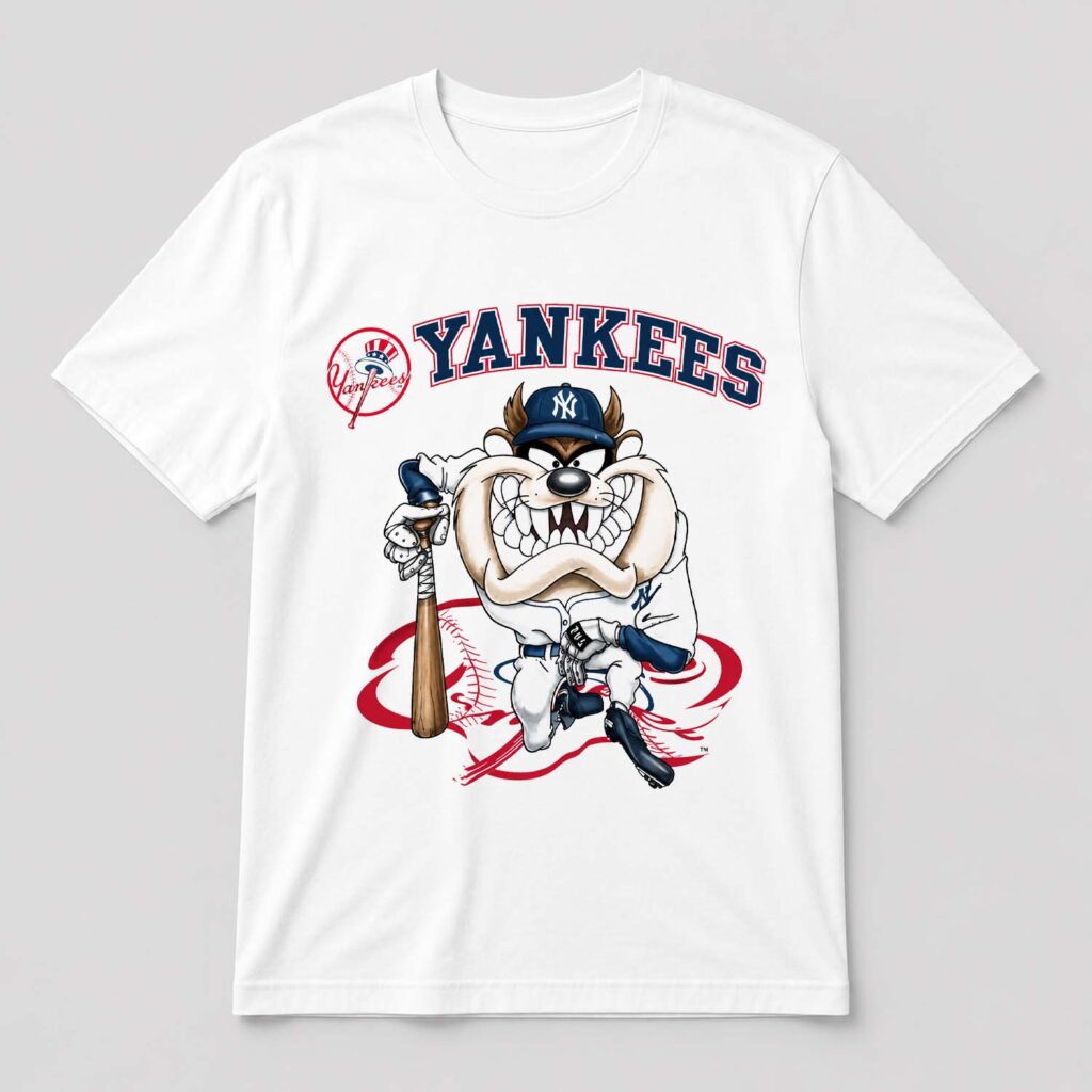 NY Yankees Taz Looney Tunes Shirt