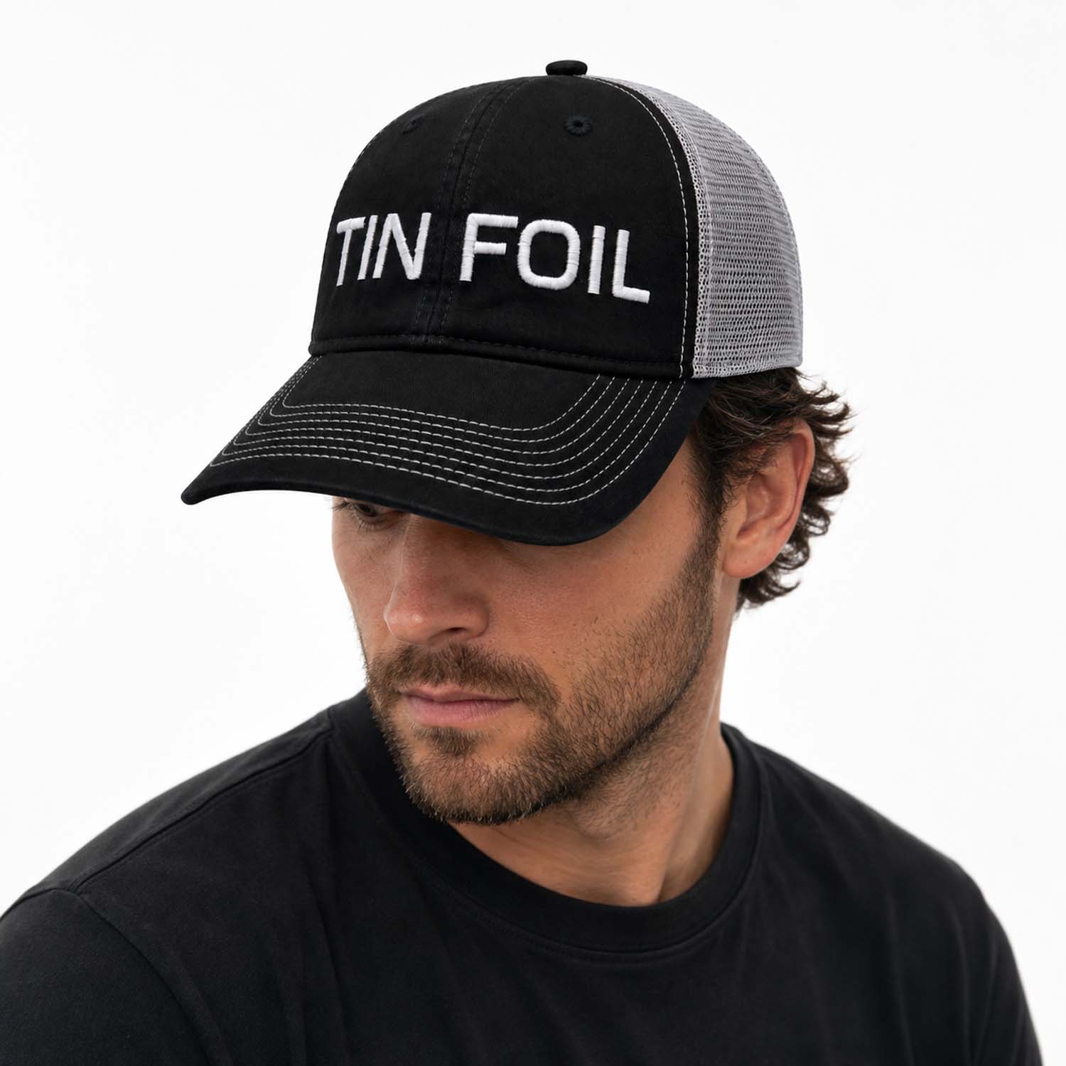 Tin Foil Trucker Hat